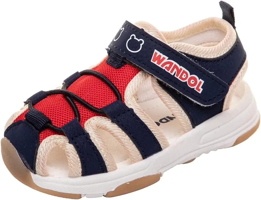 Boys Girls Athletic Sandals Outdoor Breathable Closed- Toe Sports Sandals