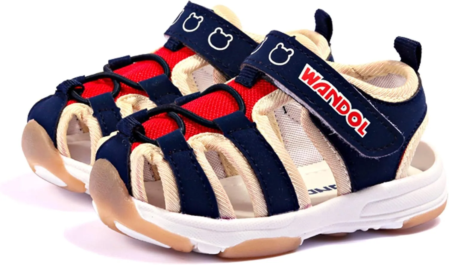 Boys Girls Athletic Sandals Outdoor Breathable Closed- Toe Sports Sandals