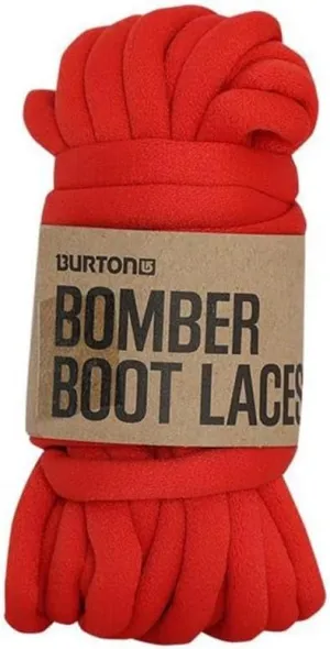 Burton Bomber Snowboard Boot Laces (Red)