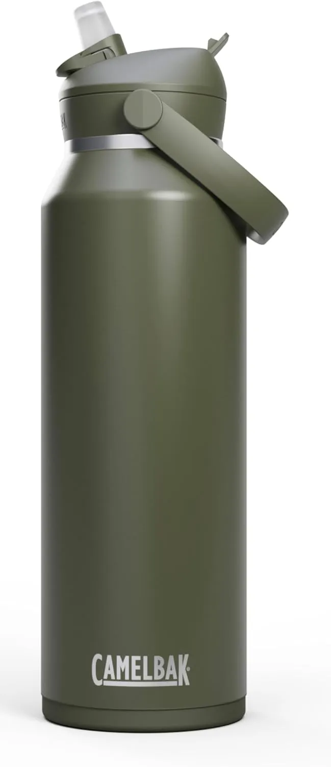 CamelBak Thrive Flip Straw Insulated Stainless Steel Water Bottle Moss, 40oz