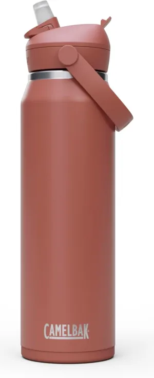 CamelBak Thrive Flip Straw Insulated Stainless Steel Water Bottle Sierra Red, 32oz