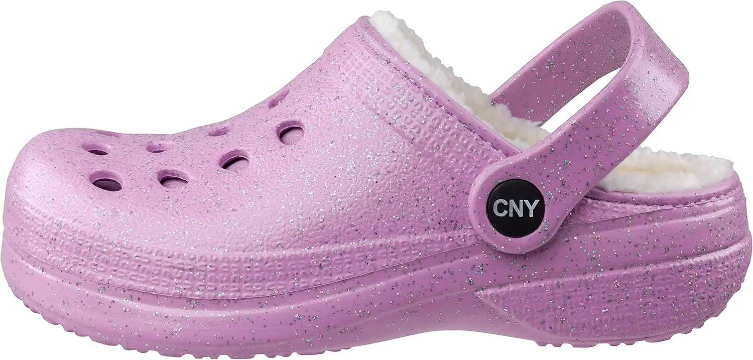 Capelli New York Girls Injected Eva Clog with Faux Berber Lining