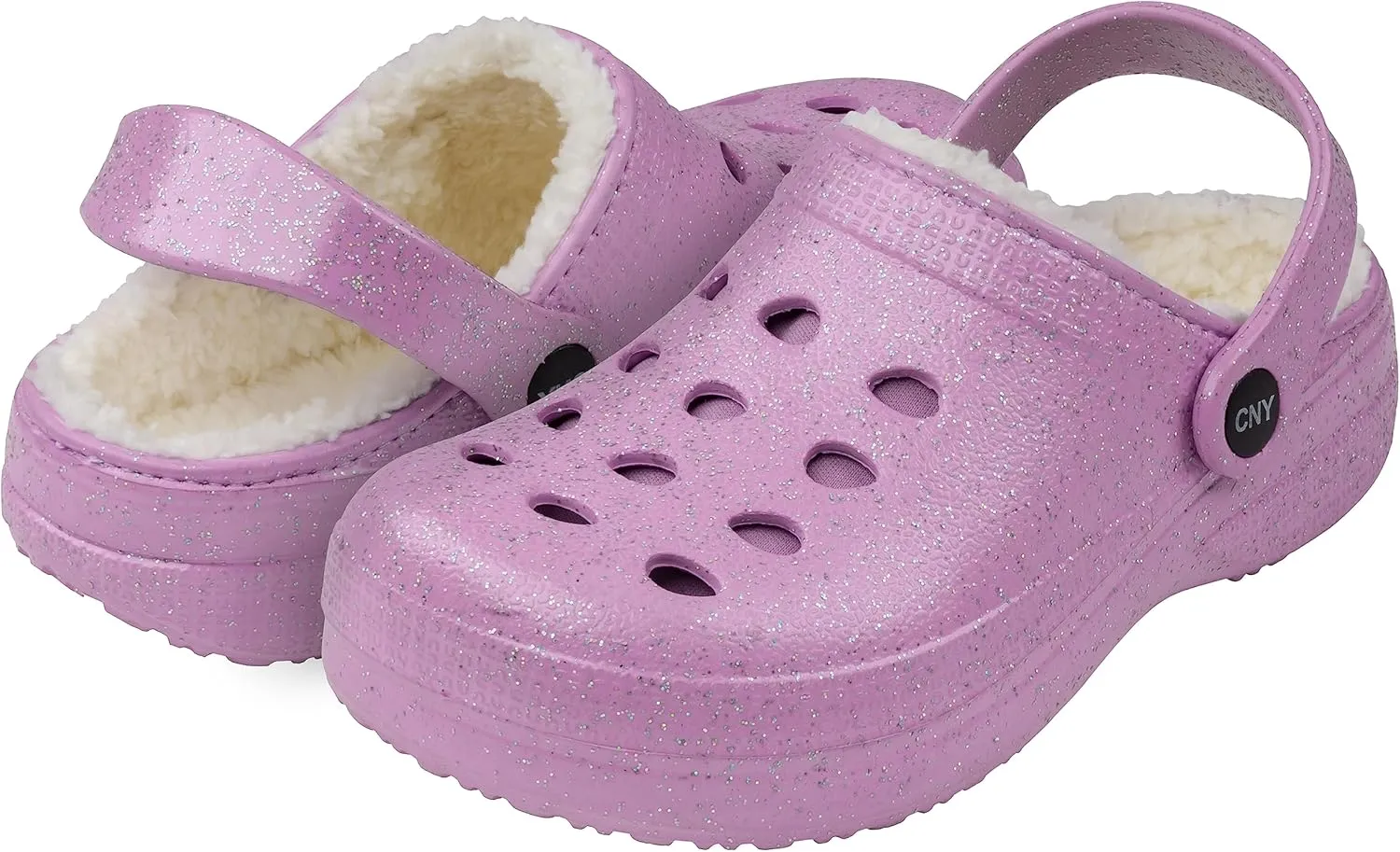 Capelli New York Girls Injected Eva Clog with Faux Berber Lining