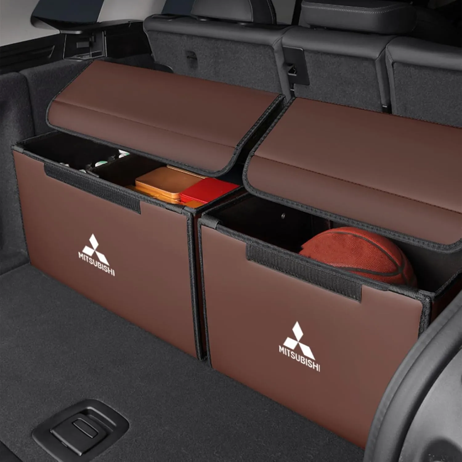Car Boot Bag for Mitsubishi Outlander CW0 Invite/Intense/Instyle 2016 2017 2018 Anti Slip Robust Stable Car Boot Organiser,Waterproof Wear-Resistant Boot Tidy for Car,C5 75 * 37 * 30