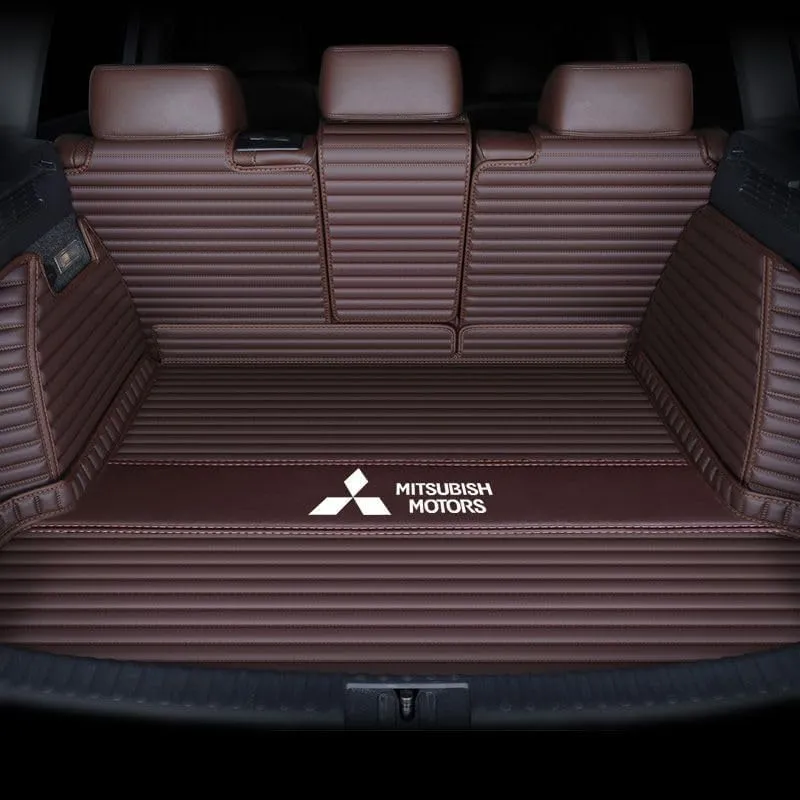 Car Boot Liner Protector for Mitsubishi Outlander 2006 2007 2008 2009, Resistant Easy to Install Premium Car Accessory,D Brown