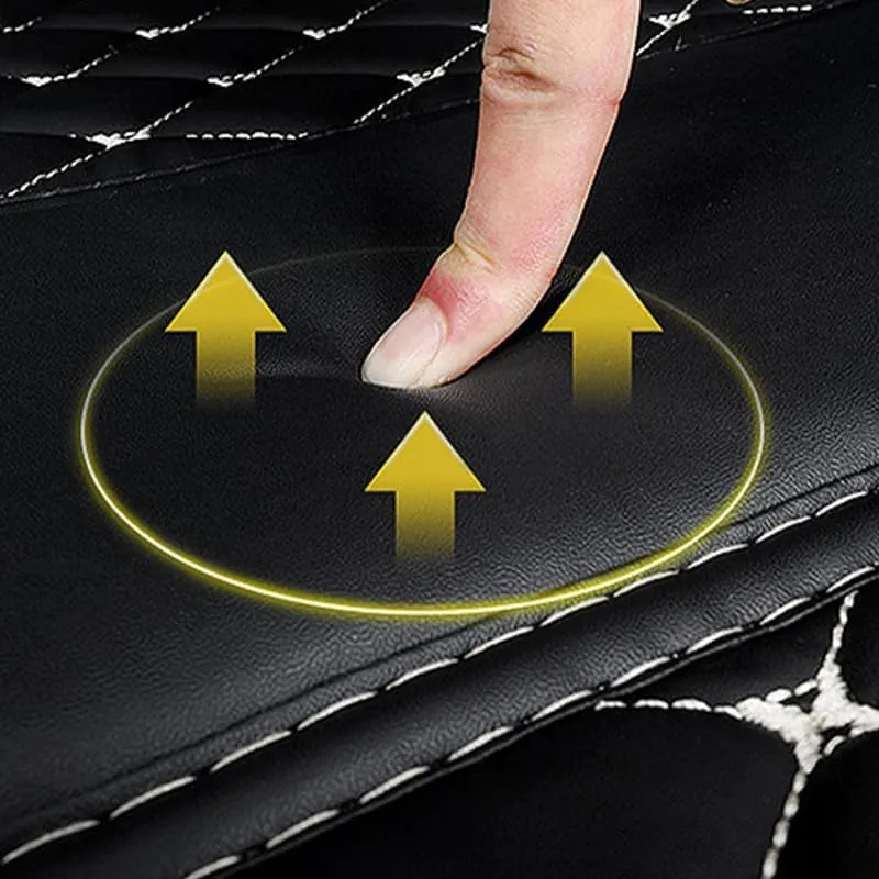 Car Boot Liner Protector for Mitsubishi Outlander EX 2010 2011 2012, Resistant Easy to Install Premium Car Accessory,B Black