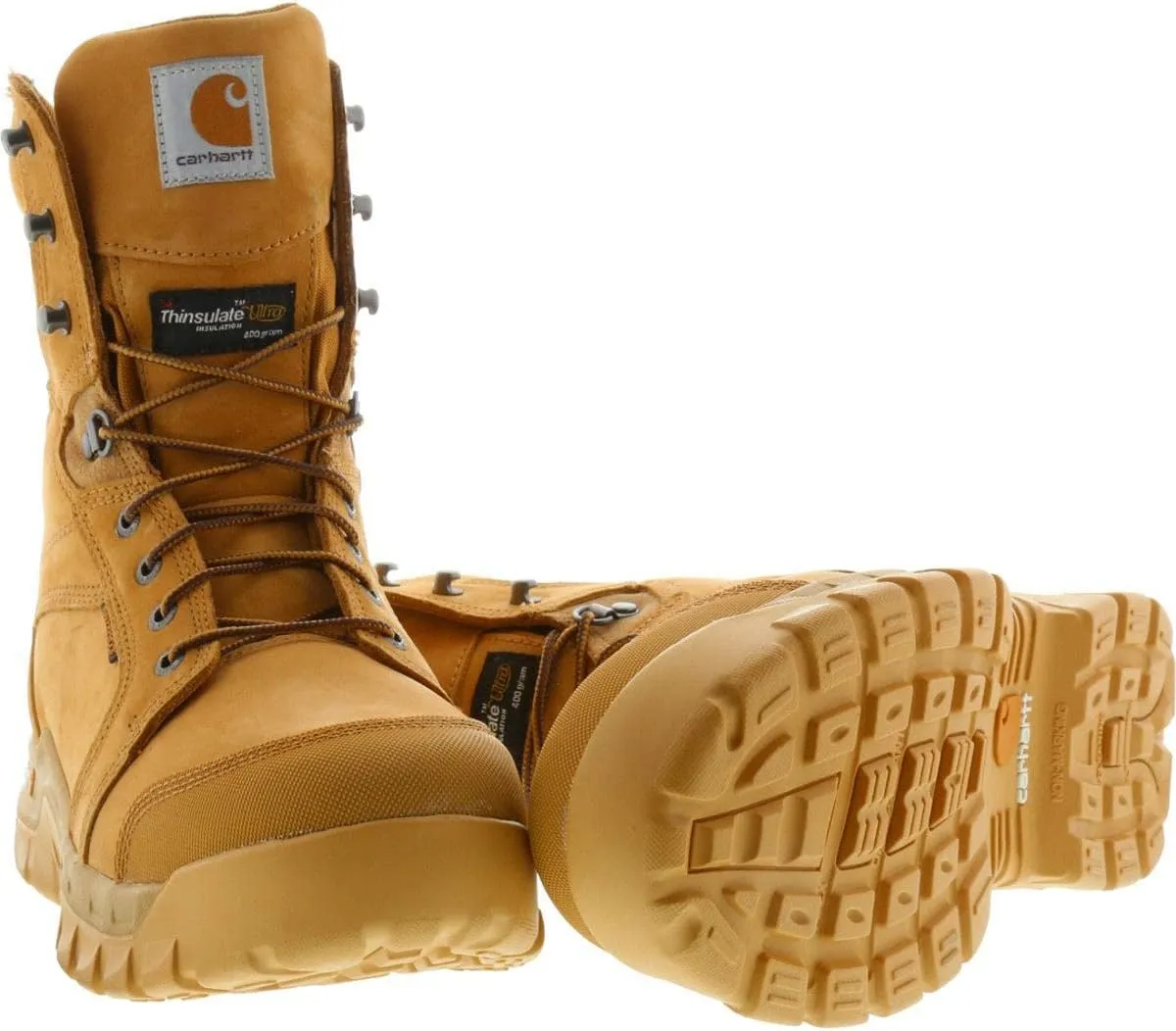 Carhartt Men's 8" Rugged Flex Insulated Waterproof Breathable Soft Toe Work Boot