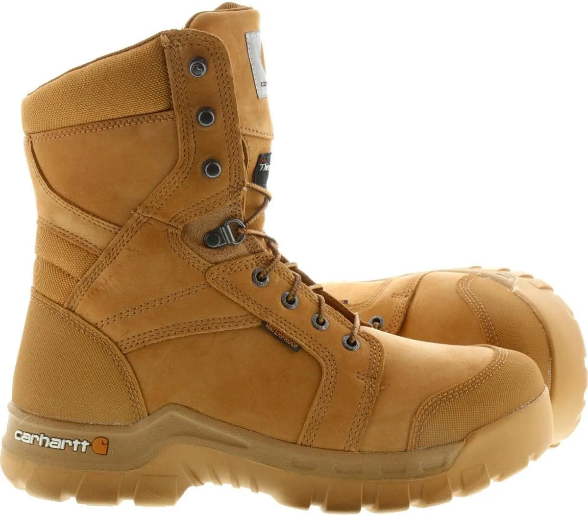 Carhartt Men's 8" Rugged Flex Insulated Waterproof Breathable Soft Toe Work Boot