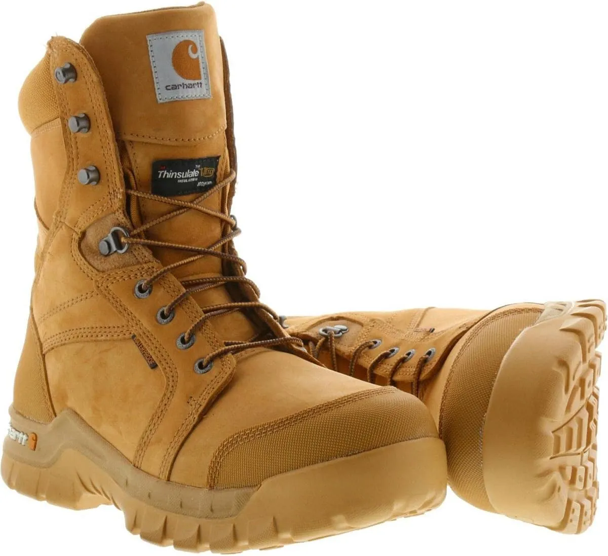 Carhartt Men's 8" Rugged Flex Insulated Waterproof Breathable Soft Toe Work Boot