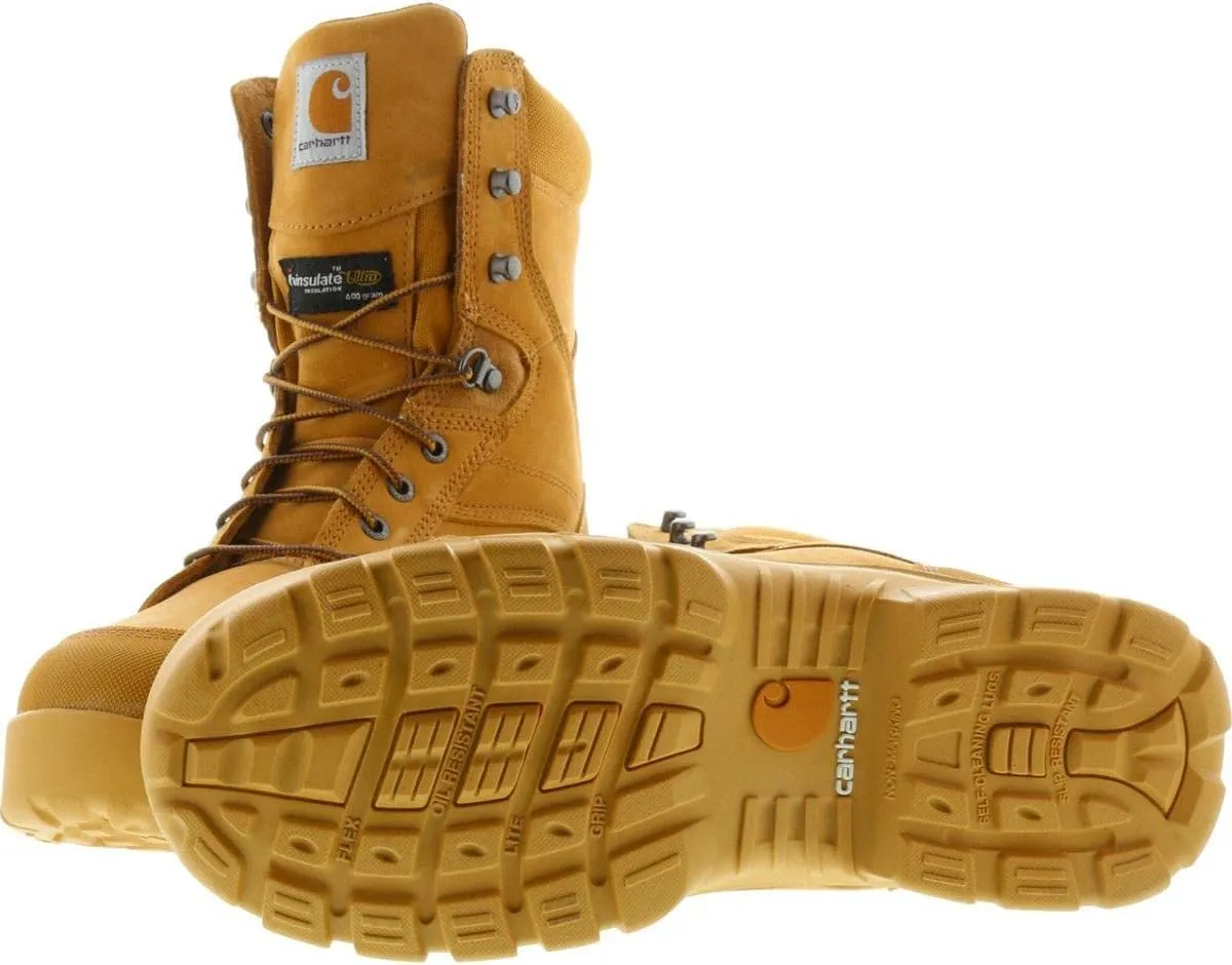 Carhartt Men's 8" Rugged Flex Insulated Waterproof Breathable Soft Toe Work Boot