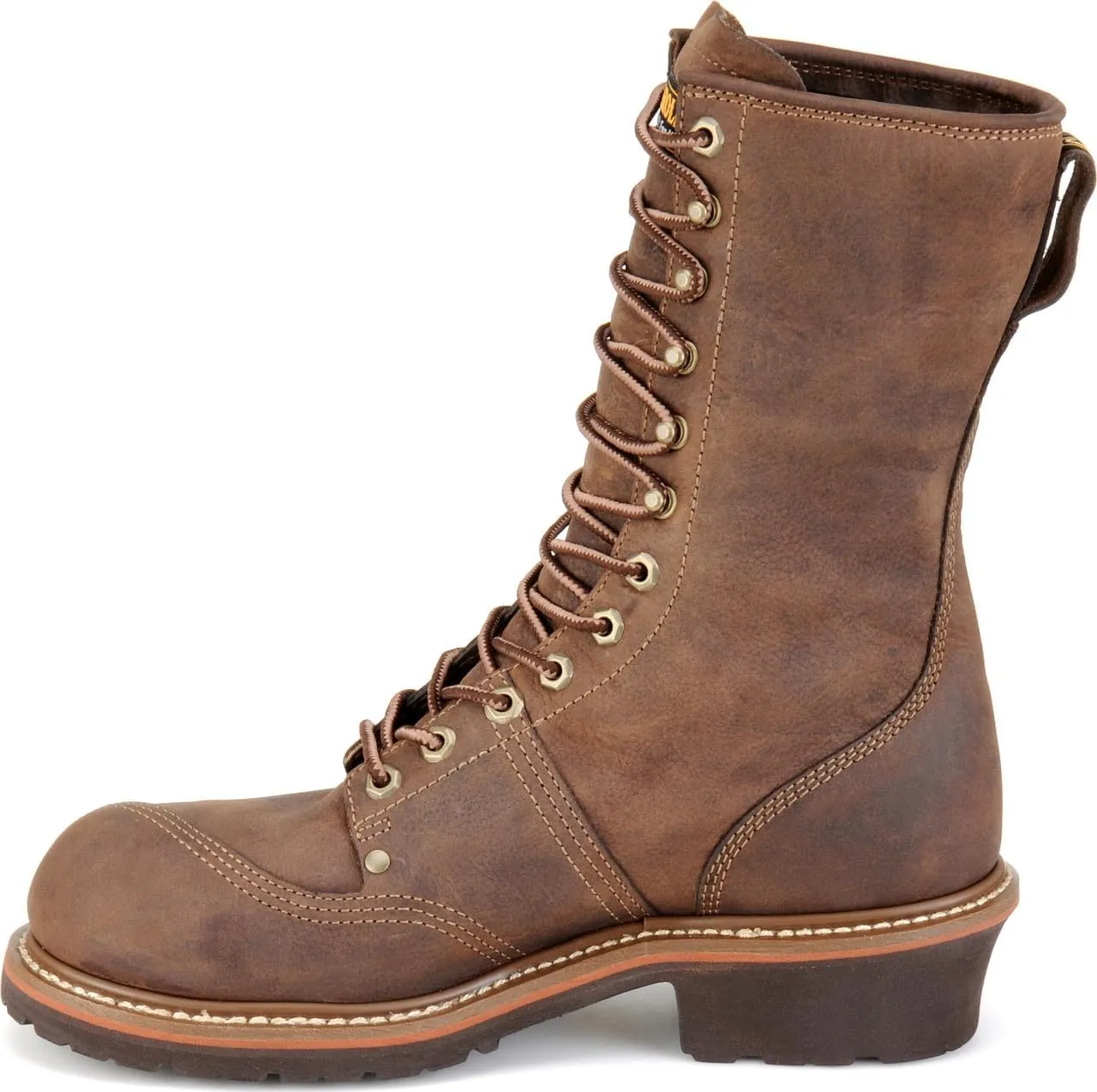Carolina Boots Linesman 10" Composite Toe Waterproof Work Boot for Men - Durable, Slip-Resistant, Ideal for Construction & Outdoor Work