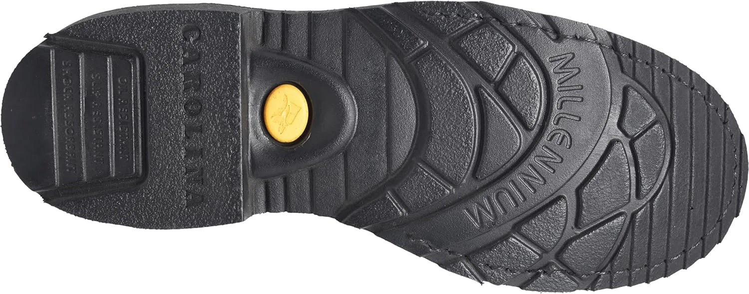 Carolina Boots Sarge 6" Soft Toe Work Boots for Men - Amber Gold Leather, AG7 Footbed, EH Rated, DRI-LEX Lining, Durable Comfort