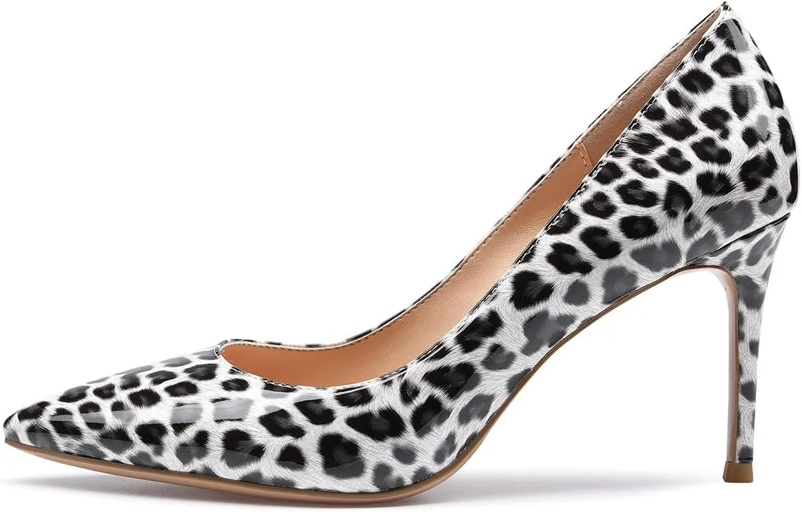 Castamere High Heels Womens Pointed-Toe Slip-on Pumps 8.5CM Stiletto Heel Shoes