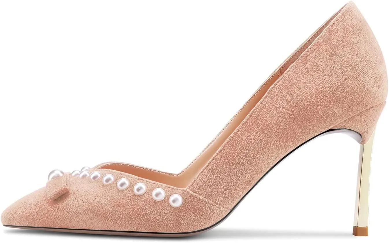 Castamere High Stiletto Heel Pointed Toe Pumps Slip-on Sexy Classic 3.3 Inches Heels