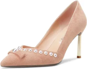 Castamere High Stiletto Heel Pointed Toe Pumps Slip-on Sexy Classic 3.3 Inches Heels