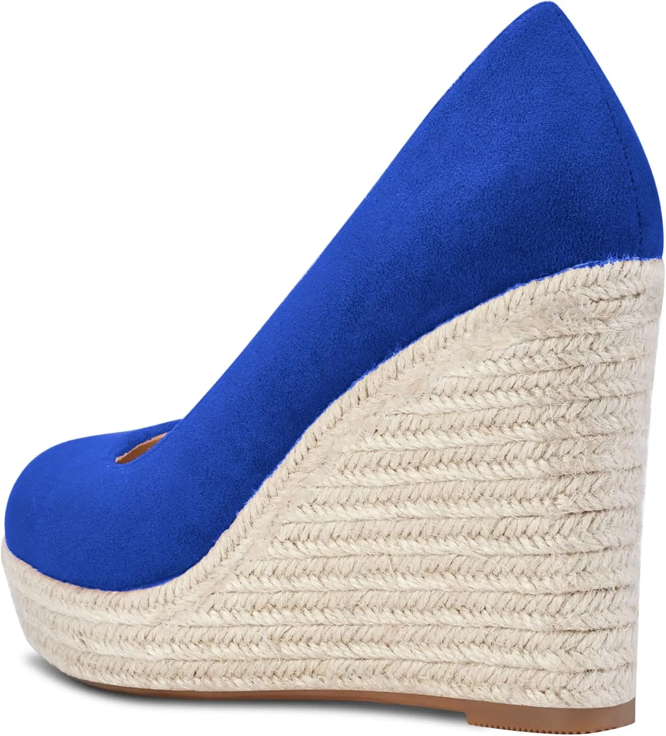 Castamere Womens Platform High Heel Round Toe Pumps Slip-on Wedding Office Classic Shoes 3.9 Inches Heels