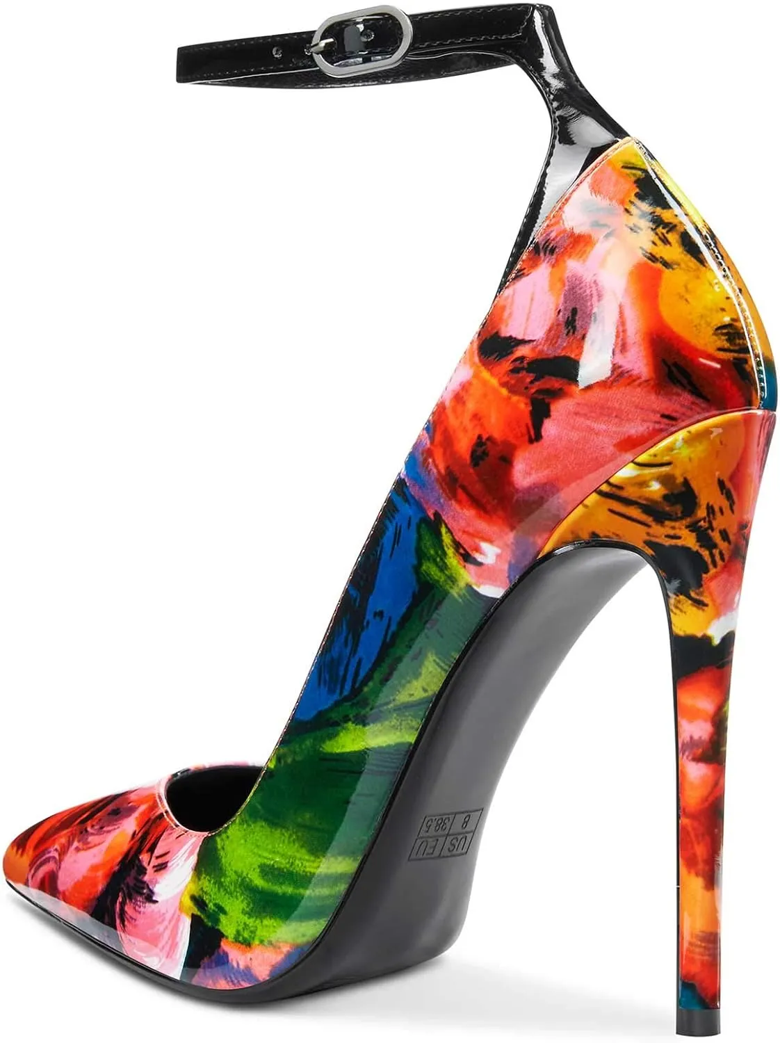 Castamere Womens Sexy Ankle Strap High Heels Pumps Elegant Pointy Toe Stilettos 12CM Heel Shoes