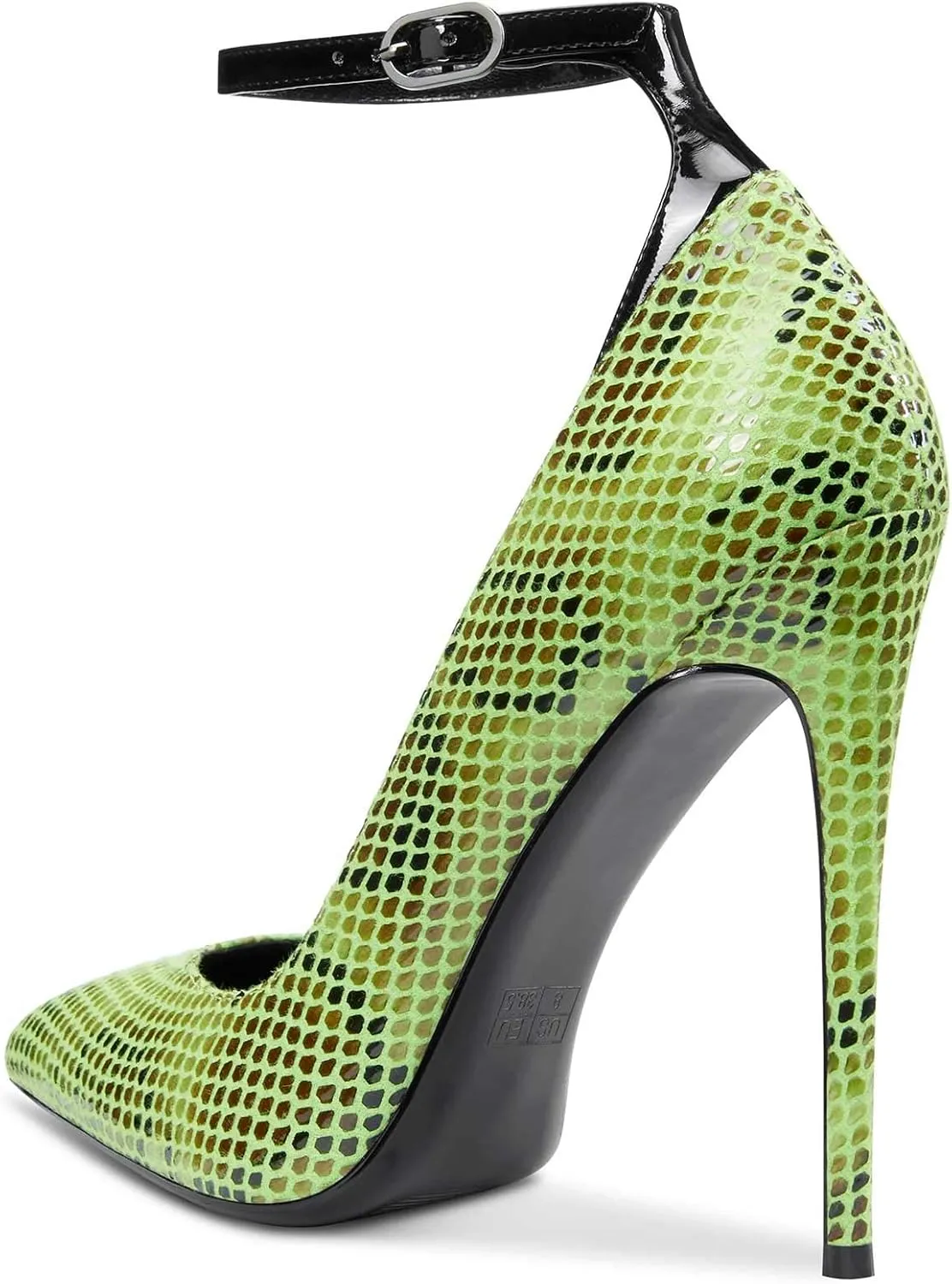 Castamere Womens Sexy Ankle Strap High Heels Pumps Elegant Pointy Toe Stilettos 12CM Heel Shoes