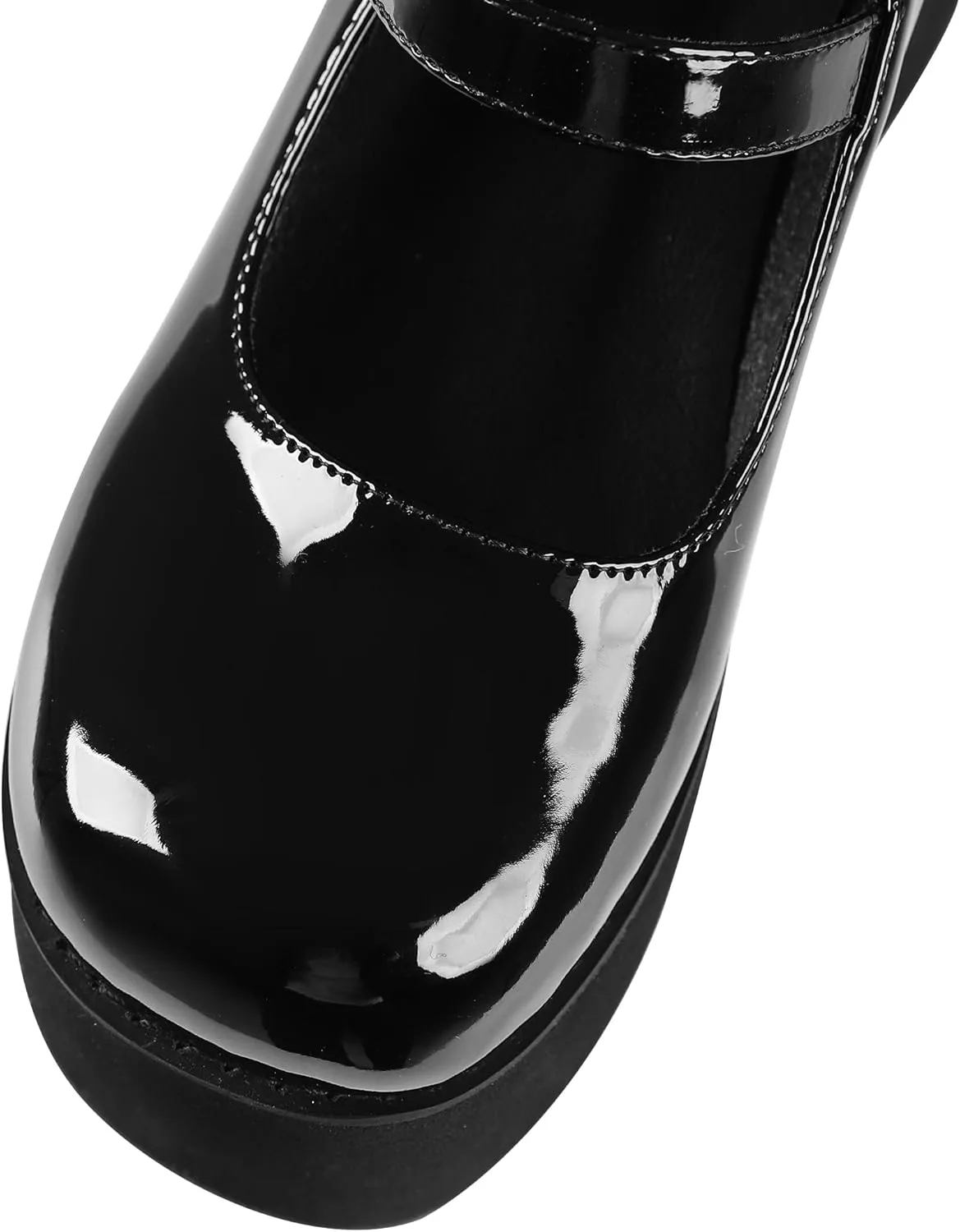 CELNEPHO Mary Jane Shoes Women Cute Ankle Strap Platform Wedge High Heel Pumps Gothic Party Dress Shoes for Women