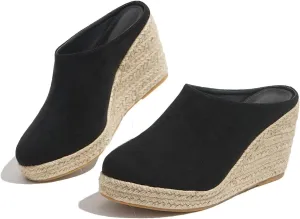 Chic Espadrille Wedge Sandals for Women - Comfortable Closed Toe Design, Easy Slip-On Access, Ideal for Casual Summer Wear & Stylish Outfits TDLEL1
