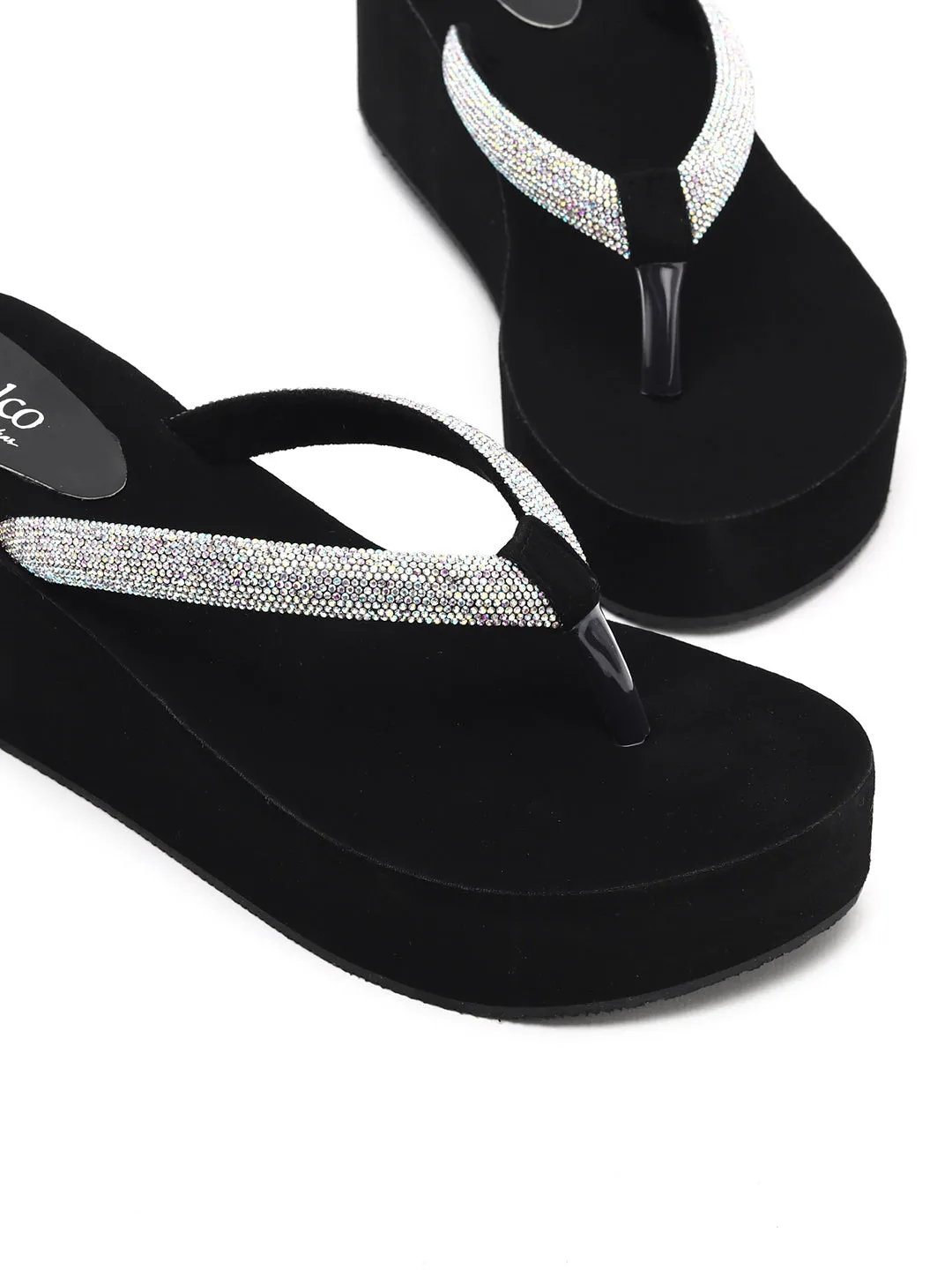 Chic Stone Platform Chappals
