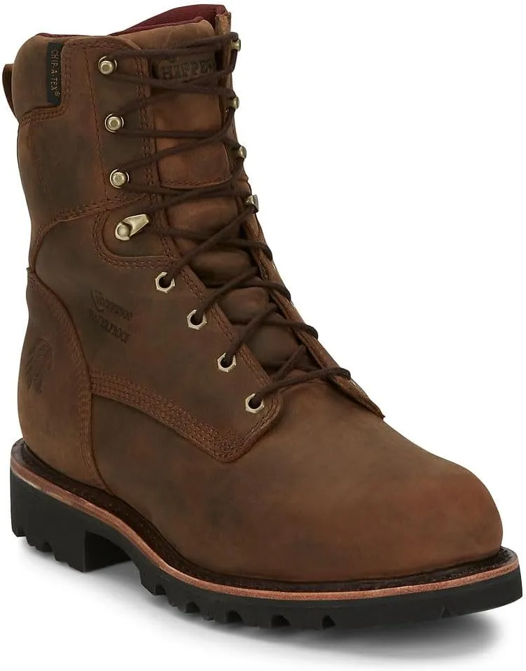 Chippewa Super DNA-8" Waterproof Insulated Steel Toe Work Boot
