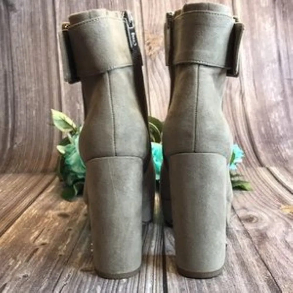 CIRCUS Alie Flint Grey Platform Booties 6M