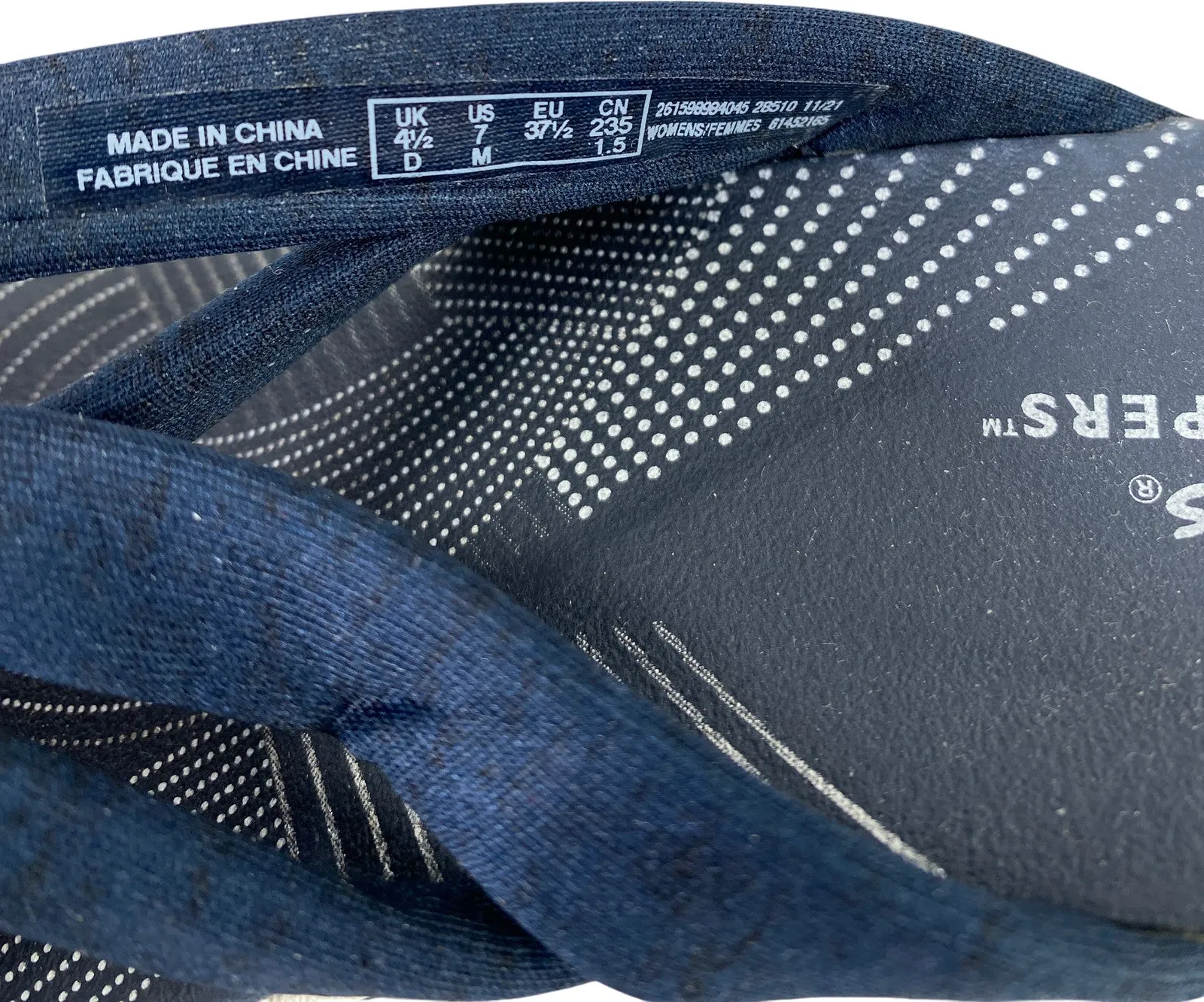 Clarks Cloudsteppers Women’s Blue Soft Strap Flip Flop Sandals - 7