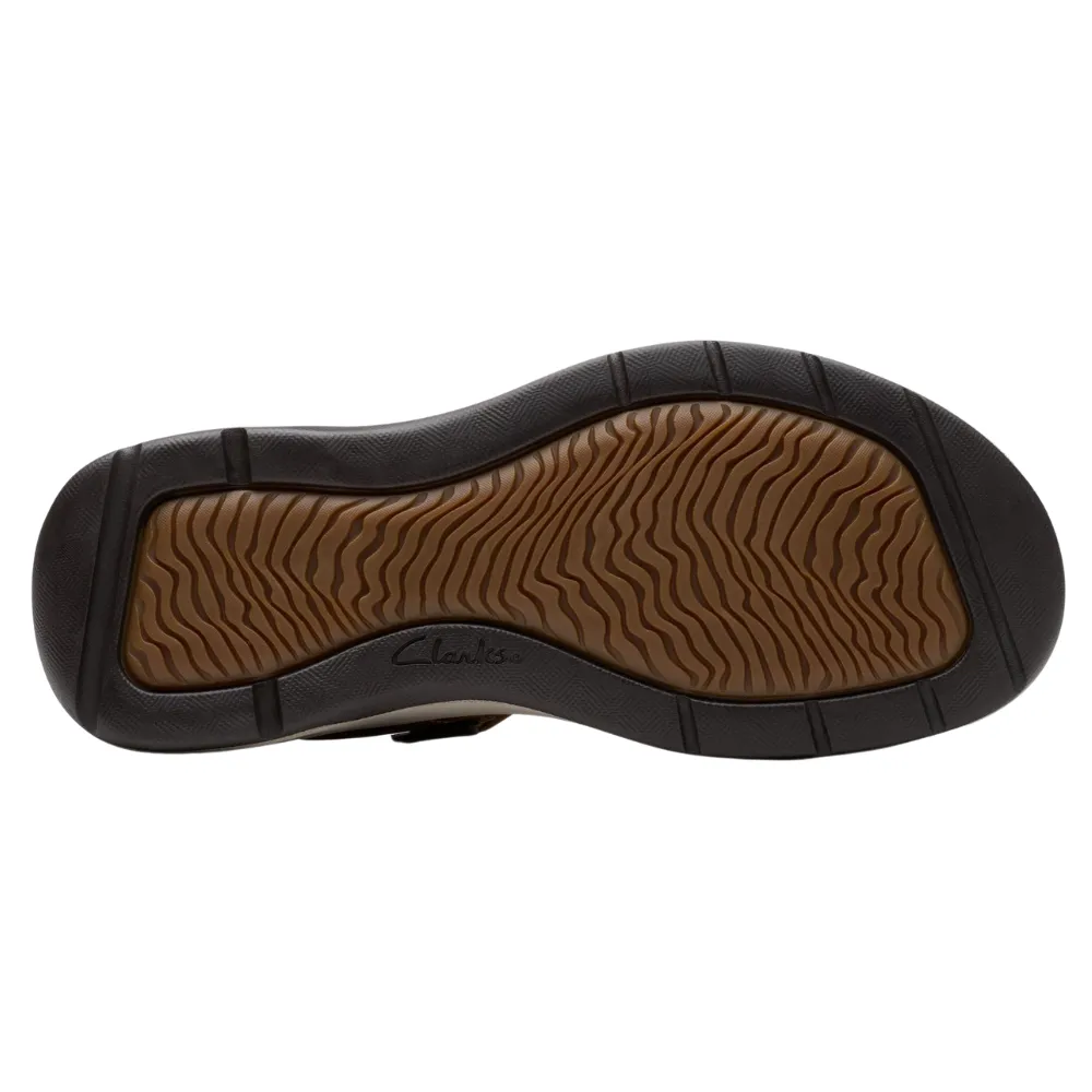 Clarks Saltway Edge Light Tan Leather Sandal (Men's)
