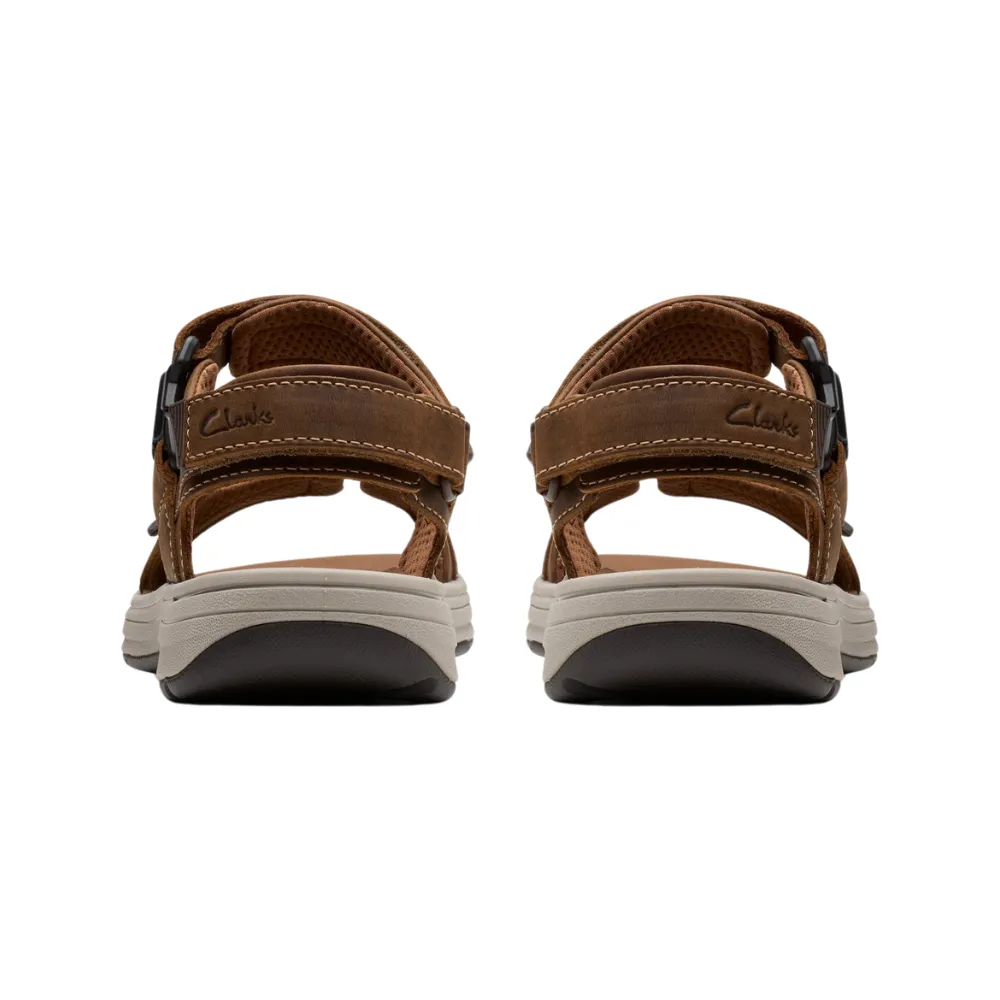 Clarks Saltway Edge Light Tan Leather Sandal (Men's)