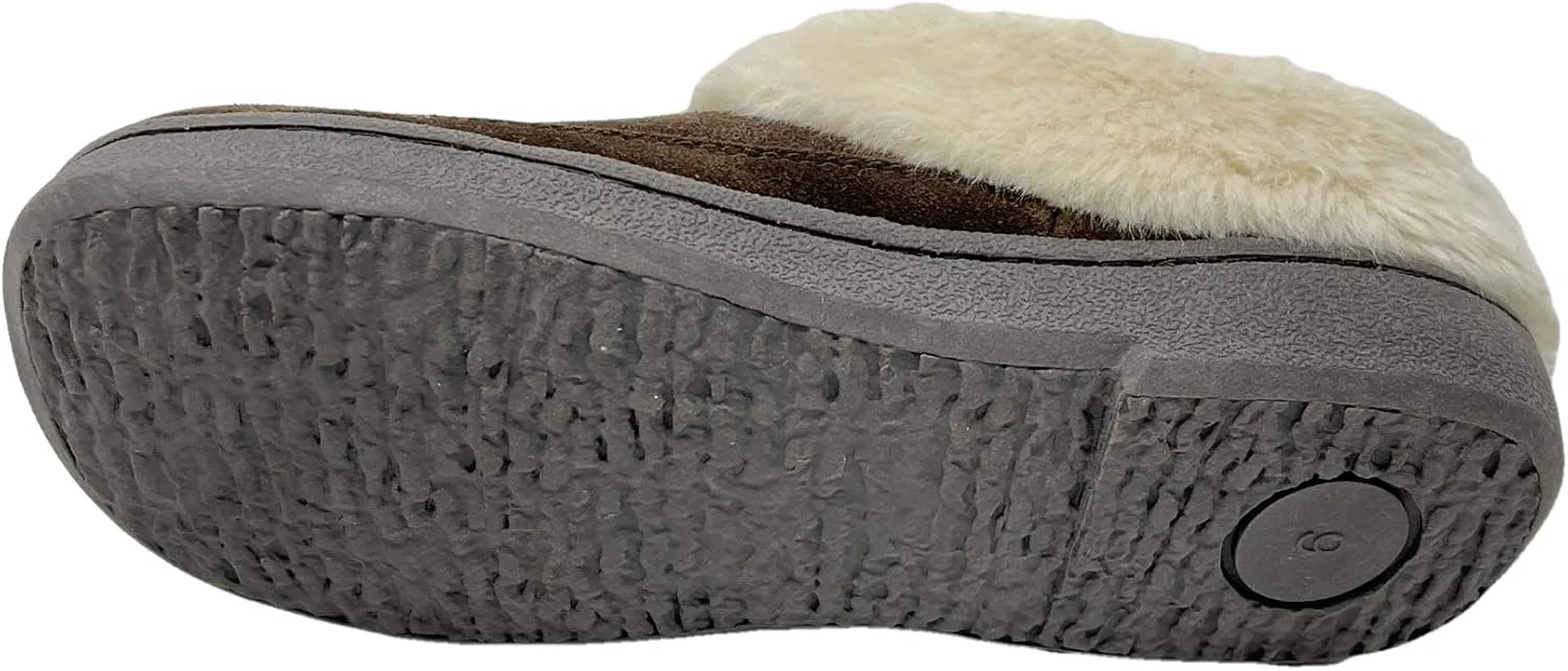 Clarks Women's, Faux Fur Lined Slipper Clog