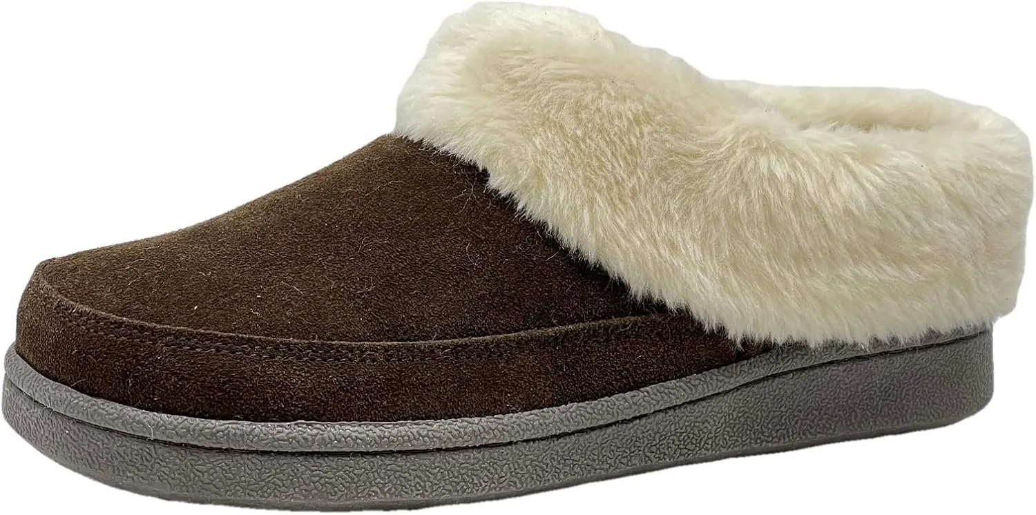 Clarks Women's, Faux Fur Lined Slipper Clog