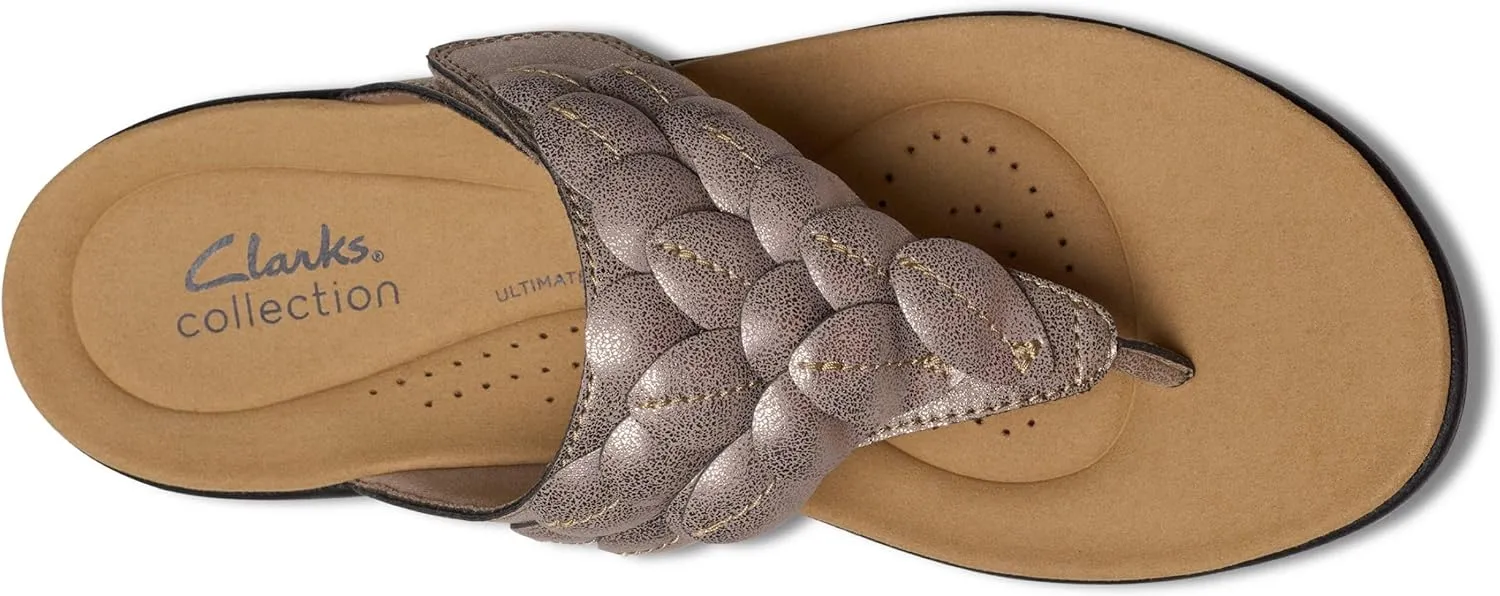 Clarks Women's Laurieann Palm Flip-Flop