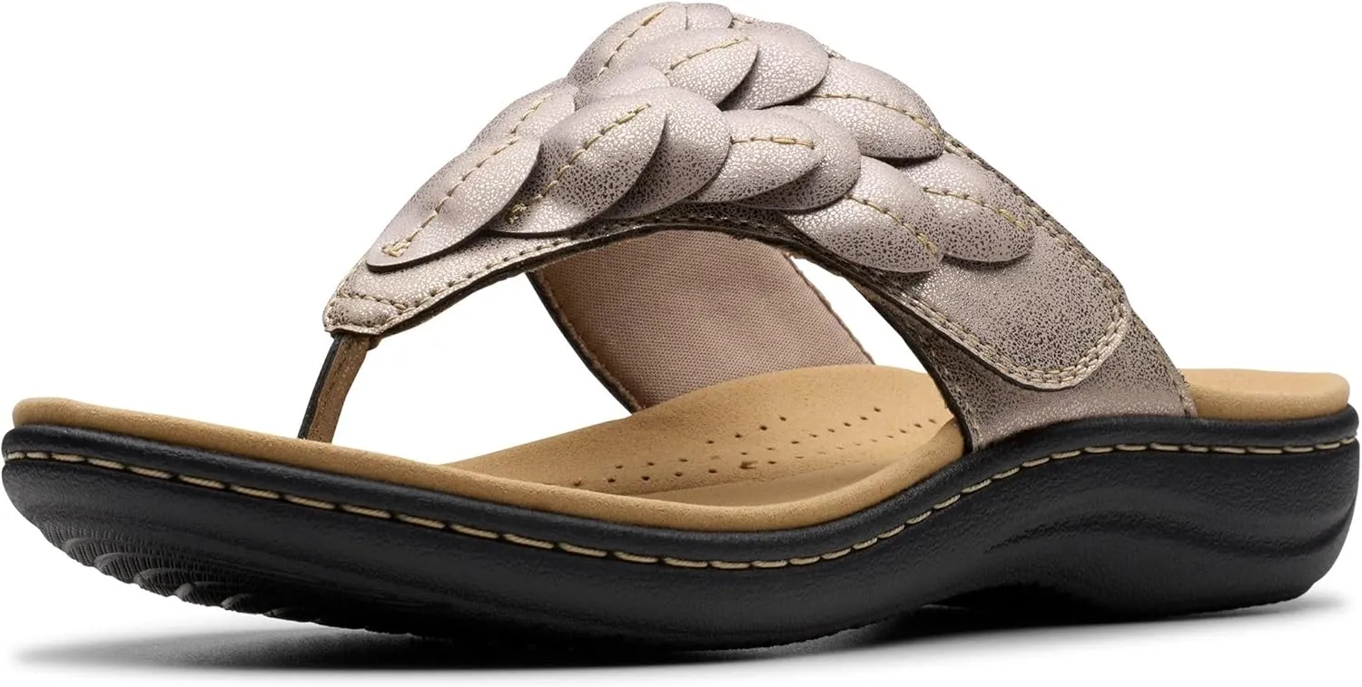 Clarks Women's Laurieann Palm Flip-Flop