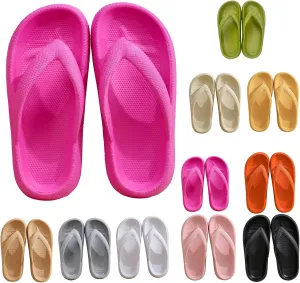 Cloudies Flip Flops for Women, Slippers with Ultra Soft Arch Support Non-Slip, Soft Slides Sandals for Indoor and Outdoor