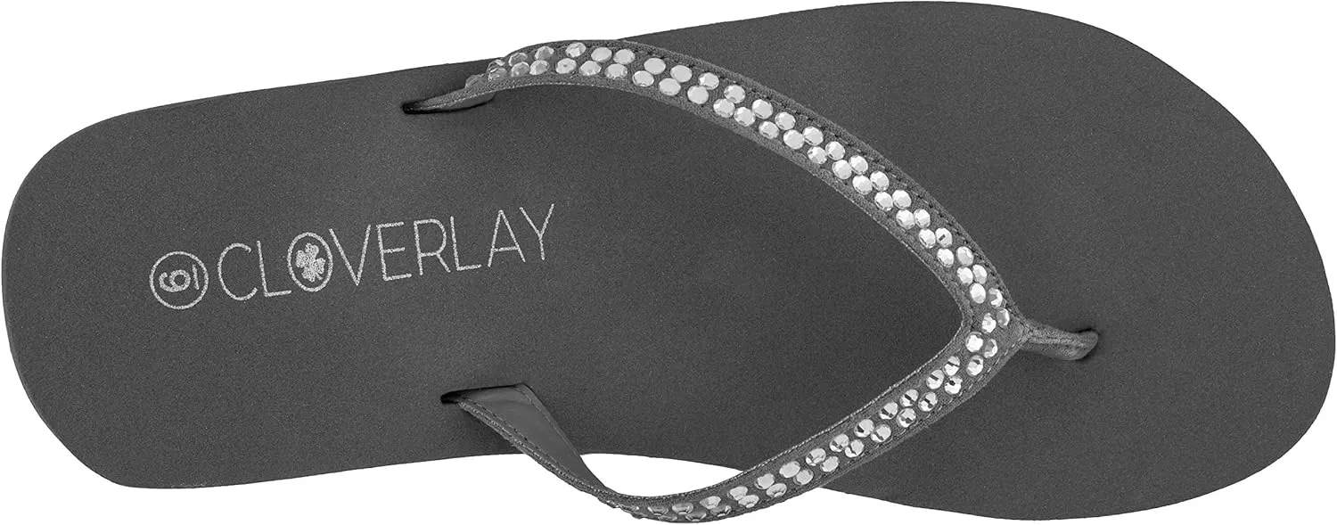 CLOVERLAY Women’s Flip Flops Platform Sandals Wedge Flip Flop Thong Sandal