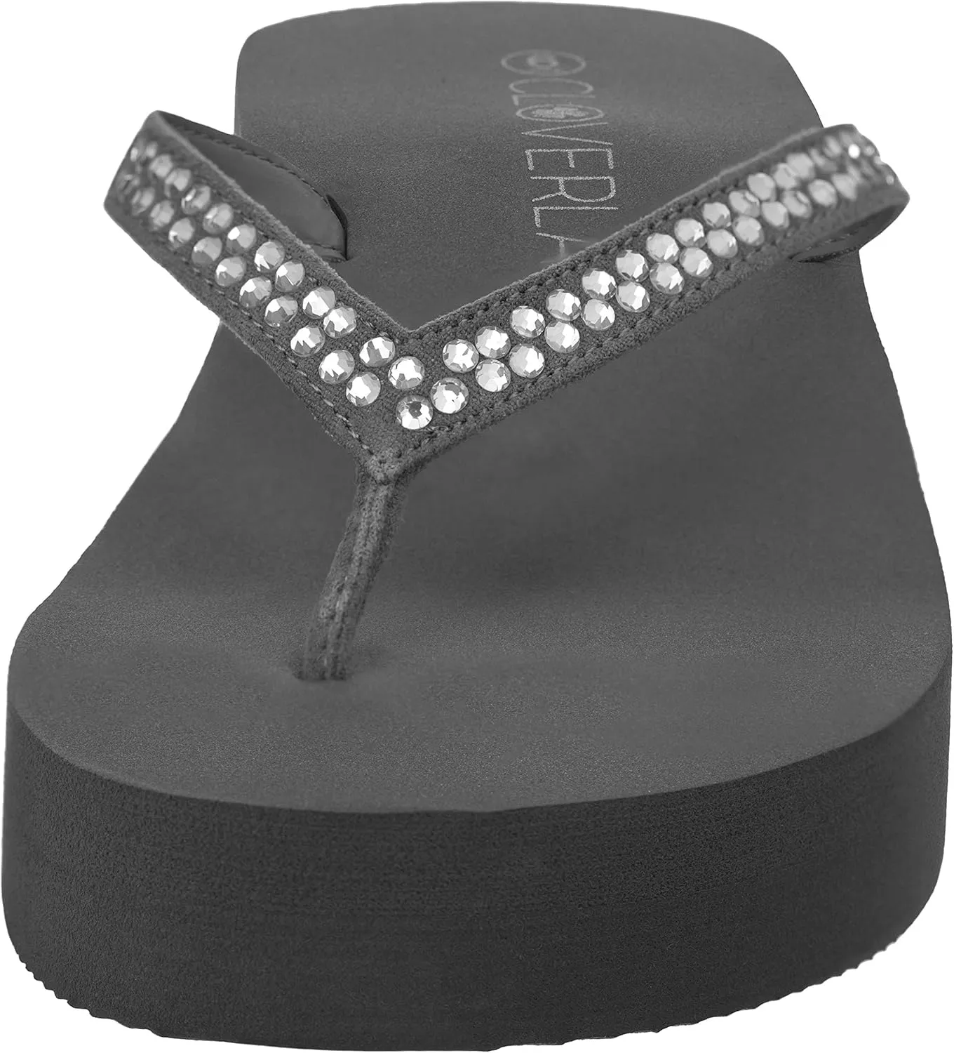 CLOVERLAY Women’s Flip Flops Platform Sandals Wedge Flip Flop Thong Sandal