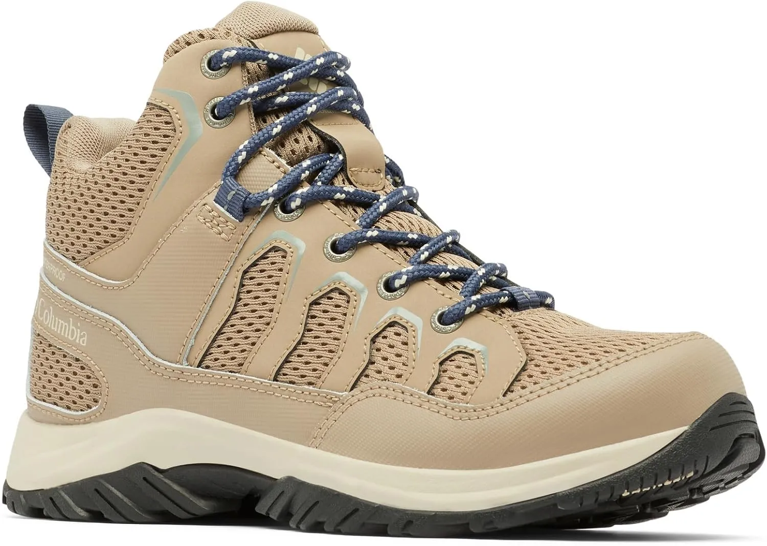 Columbia Womens Granite Trail Mid Waterproof, Ash Brown/Nocturnal, 6