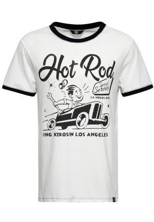 Contrast T-Shirt «Hot Rod Speed»
