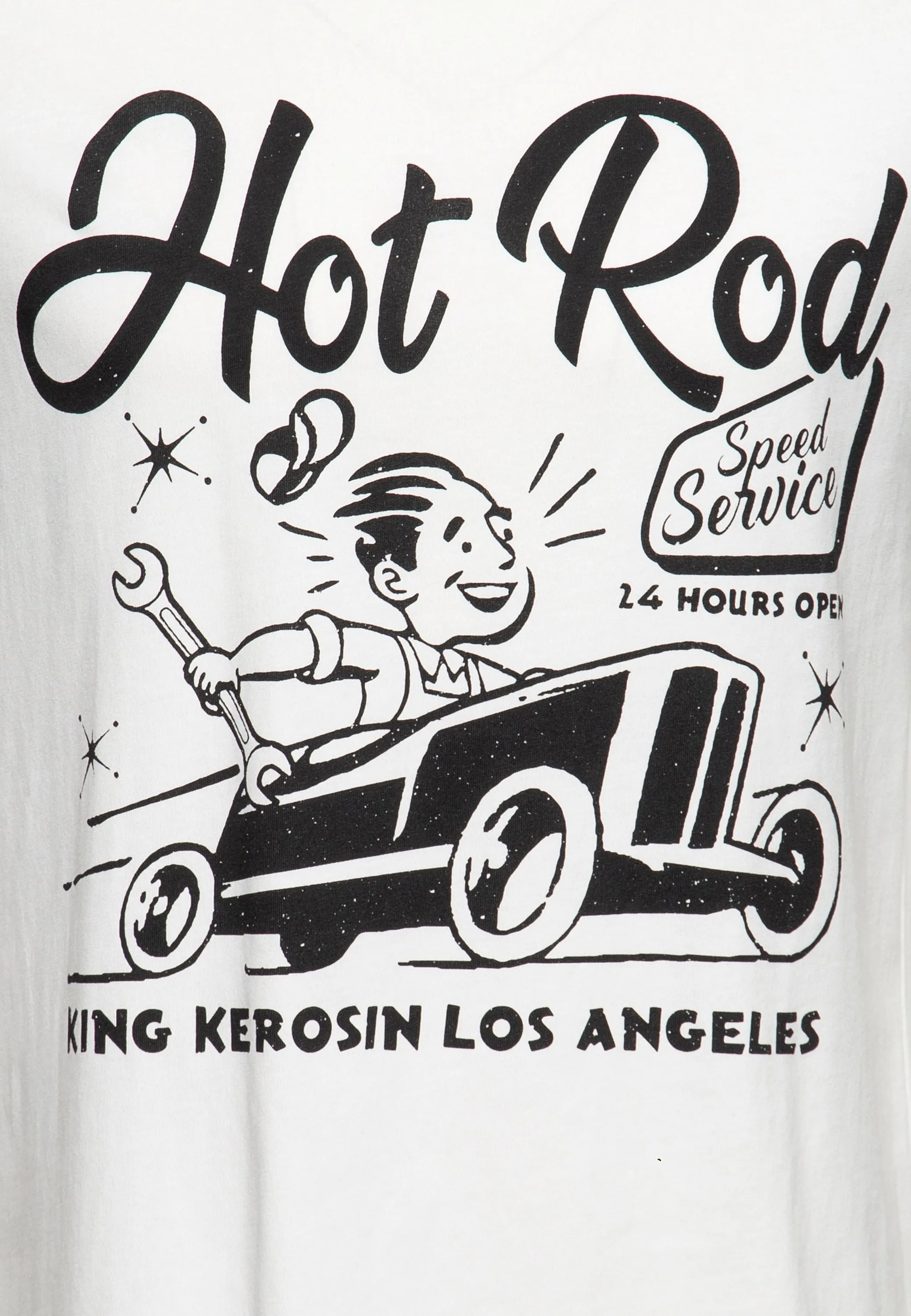 Contrast T-Shirt «Hot Rod Speed»
