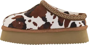 Corkys Footwear Pillow Talk 1.75-Inch Platform Slippers, Faux Fur Lining, Cozy Indoor/Outdoor Footwear for Fall & Winter