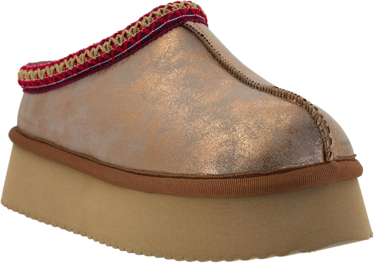 Corkys Footwear Pillow Talk 1.75-Inch Platform Slippers, Faux Fur Lining, Cozy Indoor/Outdoor Footwear for Fall & Winter