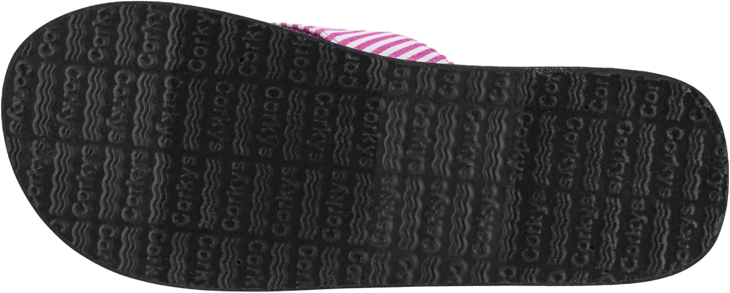 Corkys Footwear Womens Summer Break Flip Flops - Featuring A Thong Strap With Soft and Comfortable EVA insoles for All-Day Wear - Chic and Trendy Flip Flops