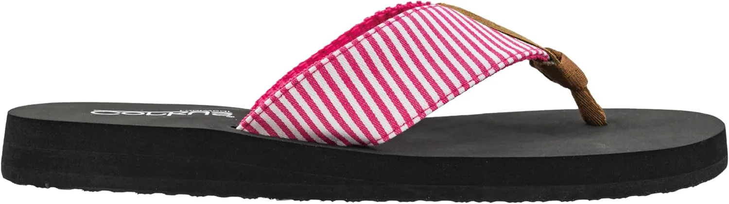 Corkys Footwear Womens Summer Break Flip Flops - Featuring A Thong Strap With Soft and Comfortable EVA insoles for All-Day Wear - Chic and Trendy Flip Flops