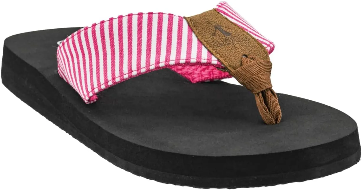 Corkys Footwear Womens Summer Break Flip Flops - Featuring A Thong Strap With Soft and Comfortable EVA insoles for All-Day Wear - Chic and Trendy Flip Flops