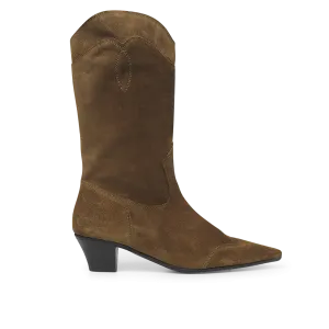 Cowboy boot with zipper