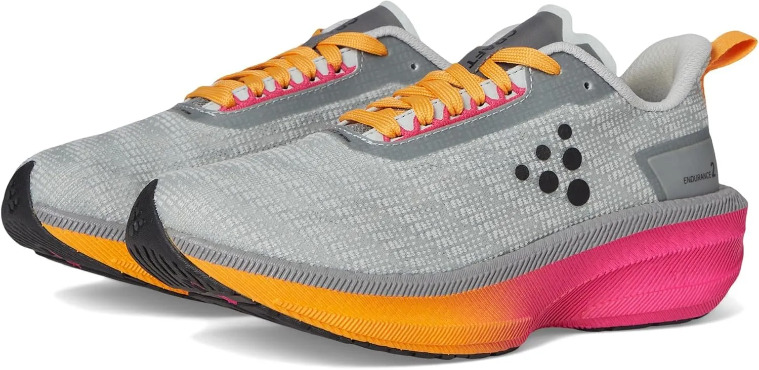 Craft Women's Endurance 2 Sneaker, Platnum-Sour, 9