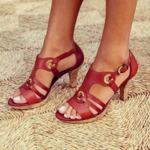 Creamtopmall Elegant Pumps Vintage Sandals
