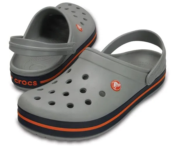 Crocband Clog  - Light Grey/Navy