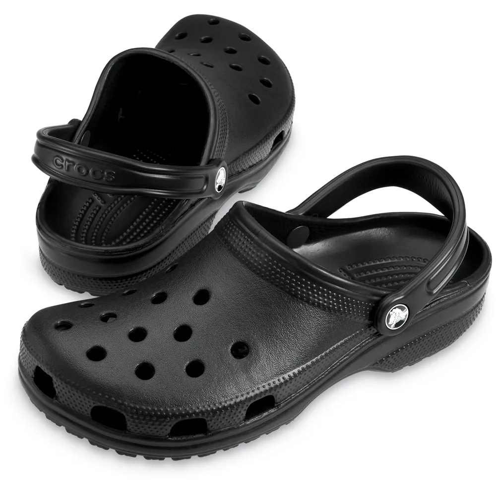 Crocs - 10001 Classic Clog - Black - Sandals